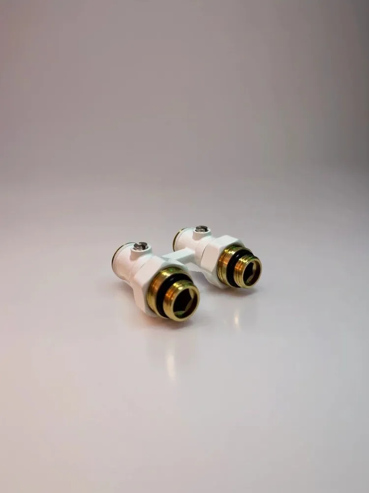 Узел нижнего подключения прямой 1/2"х3/4" EK (белый) Узел нижнего подключения прямой 1/2"х3/4" EK (белый) — изображение 3